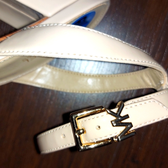 Michael Kors Ankle Strap Block Heel Sandals - Picture 2 of 8